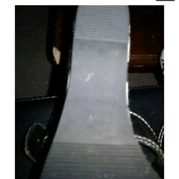 **SOLD*COACH WEDGE SANDAL*SHERRI* SIG JACQUARD* - Picture 8 of 8